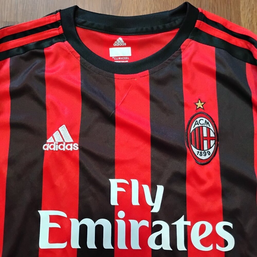 Adidas AC Milan Fly Emirates Soccer Futbol Jersey 2017-18
